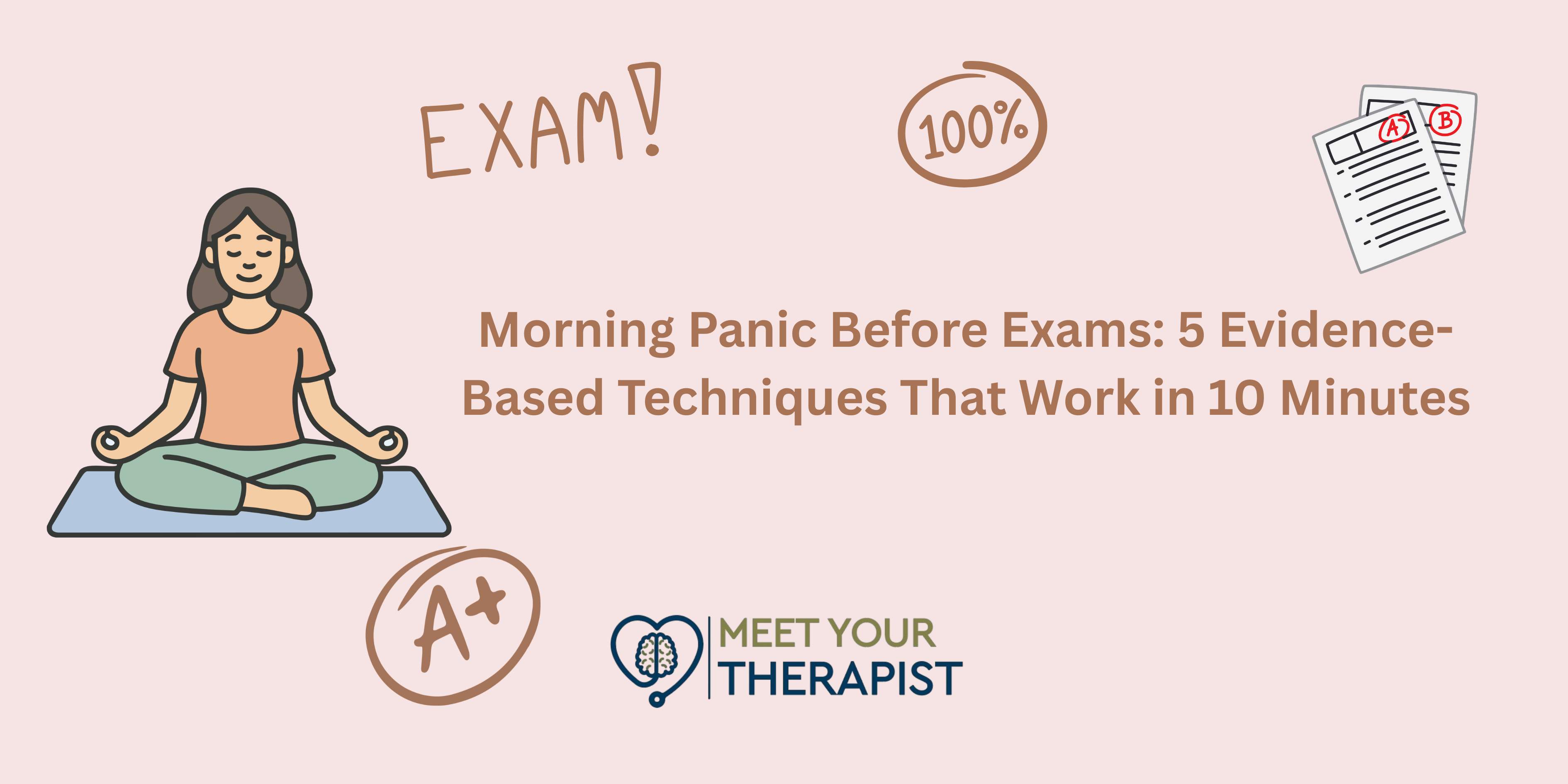 Morning Panic Before Exams: 5 Evidence-Based Techniques That Work in 10 Minutes